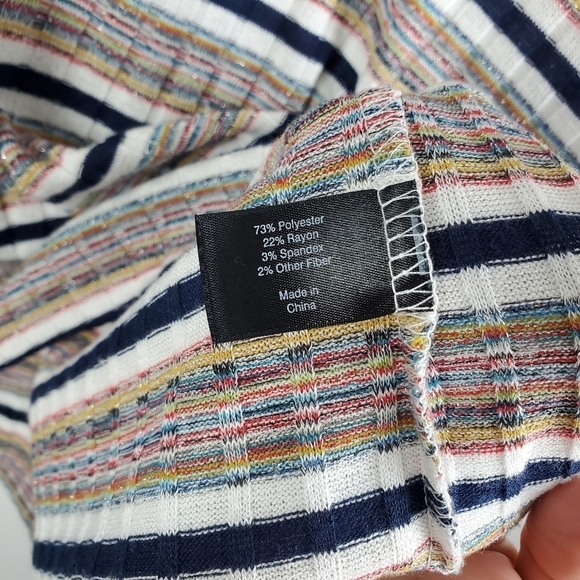 Lane Bryant Multicolor Blouse top 22/24 - Picture 4 of 5